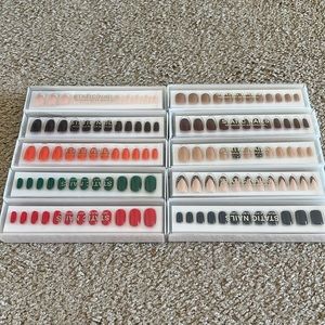 Set 10 pieces . Static Nails .
